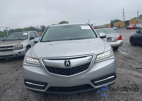 2015 Acura Mdx Technology Package from USA, damaged, VIN 5FRYD4H49FB026613